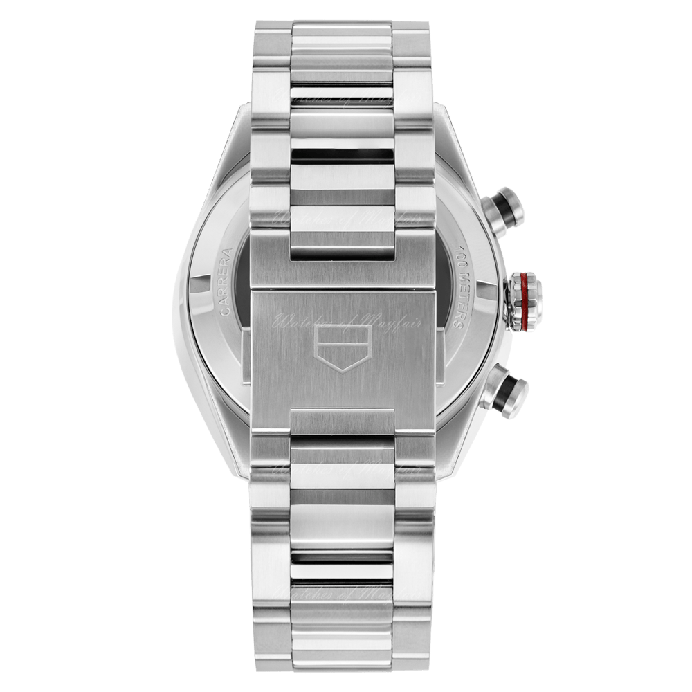 Buy Shop Tag Heuer Carrera Porsche Chronograph Grey Dial Silver Steel Strap Watch for Men - CBN2A1F.BA0643 USA Online