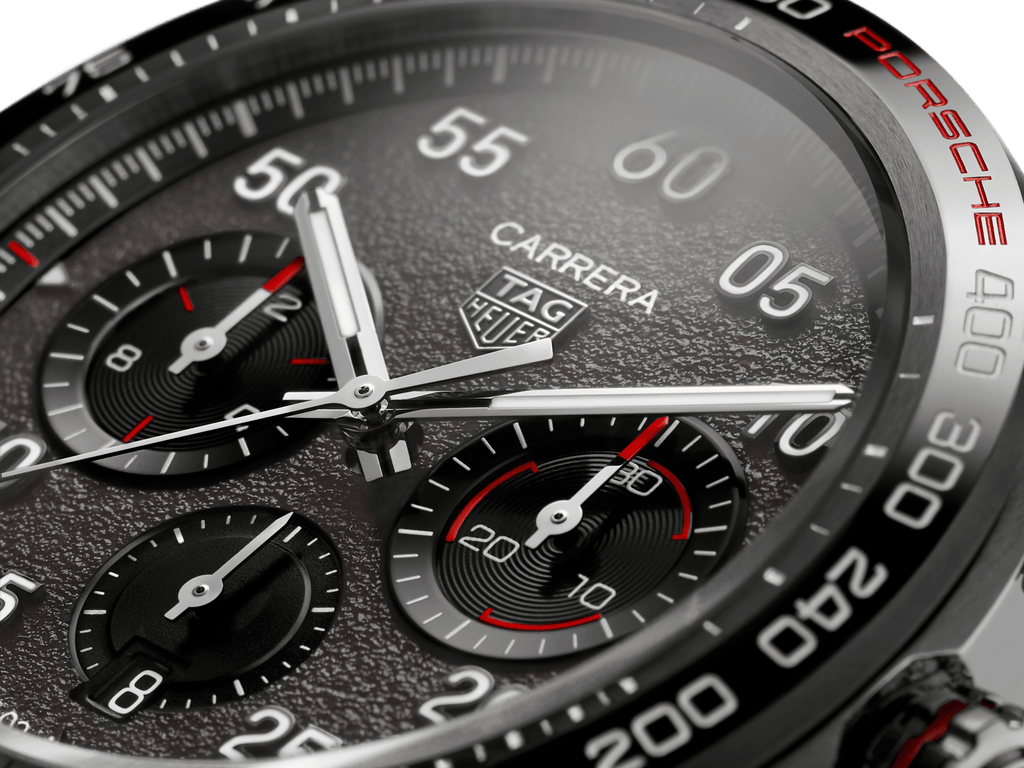 Buy Shop Tag Heuer Carrera Porsche Chronograph Grey Dial Silver Steel Strap Watch for Men - CBN2A1F.BA0643 USA Online