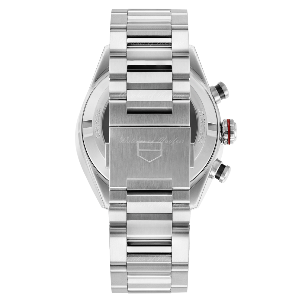 Buy Shop Tag Heuer Carrera Porsche Chronograph Grey Dial Silver Steel Strap Watch for Men - CBN2A1F.BA0643 USA Online