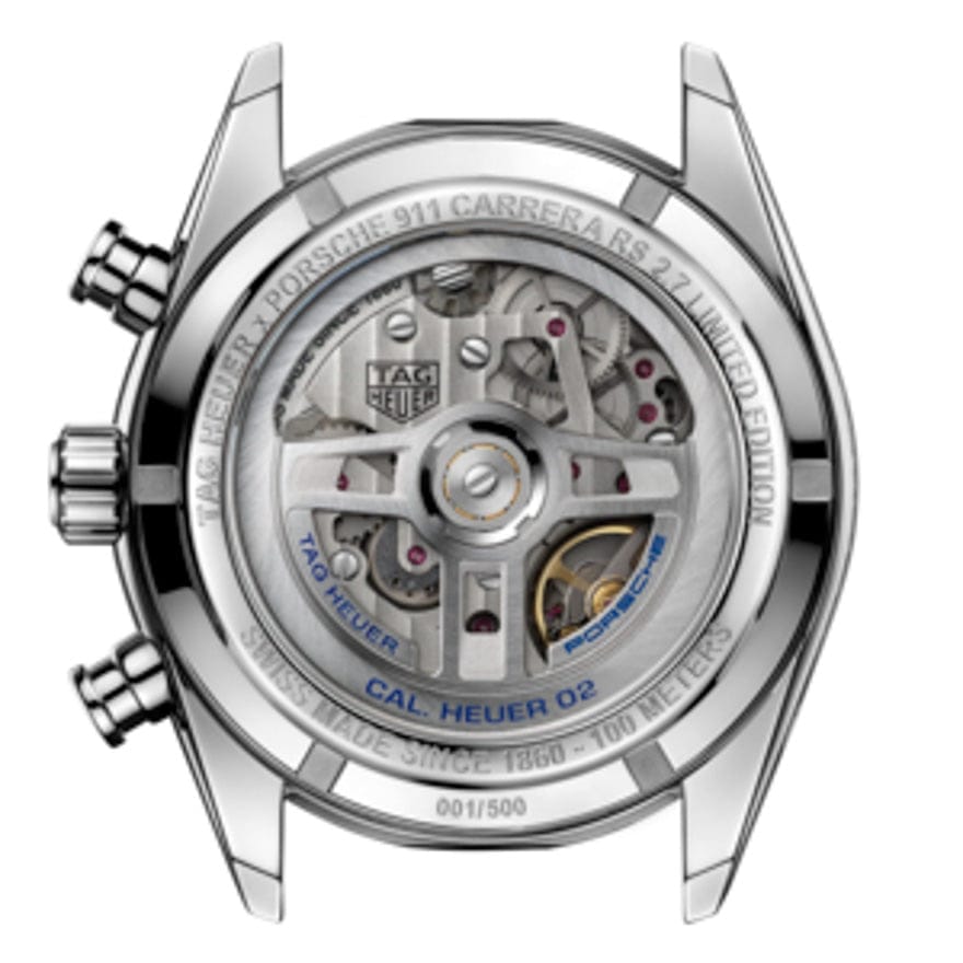 Buy Shop Tag Heuer Carrera Porsche RS 2.7 Automatic Chronograph White Dial White Nylon Strap Watch for Men - CBN2016.EB0275 USA Online