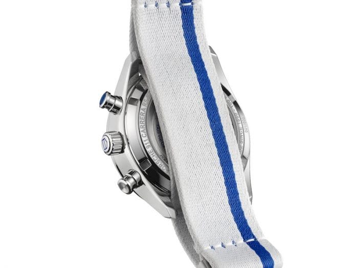 Buy Shop Tag Heuer Carrera Porsche RS 2.7 Automatic Chronograph White Dial White Nylon Strap Watch for Men - CBN2016.EB0275 USA Online