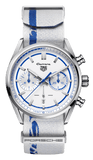 Buy Shop Tag Heuer Carrera Porsche RS 2.7 Automatic Chronograph White Dial White Nylon Strap Watch for Men - CBN2016.EB0275 USA Online