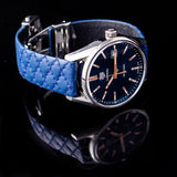 Buy Shop Tag Heuer Carrera Quartz Blue Dial Blue Calfskin Leather Strap Watch for Women - WAR1112.FC6391 USA Online
