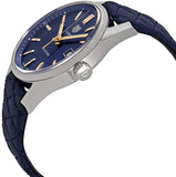 Buy Shop Tag Heuer Carrera Quartz Blue Dial Blue Calfskin Leather Strap Watch for Women - WAR1112.FC6391 USA Online