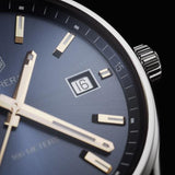 Buy Shop Tag Heuer Carrera Quartz Blue Dial Blue Calfskin Leather Strap Watch for Women - WAR1112.FC6391 USA Online