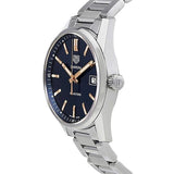 Buy Shop Tag Heuer Carrera Quartz Blue Dial Silver Steel Strap Watch for Women - WAR1112.BA0601 USA Online