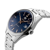 Buy Shop Tag Heuer Carrera Quartz Blue Dial Silver Steel Strap Watch for Women - WAR1112.BA0601 USA Online