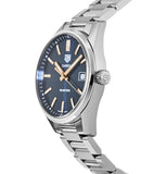 Buy Shop Tag Heuer Carrera Quartz Blue Dial Silver Steel Strap Watch for Women - WAR1112.BA0601 USA Online