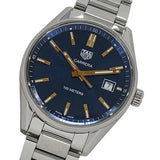 Buy Shop Tag Heuer Carrera Quartz Blue Dial Silver Steel Strap Watch for Women - WAR1112.BA0601 USA Online