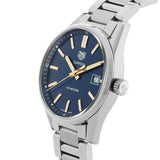 Buy Shop Tag Heuer Carrera Quartz Blue Dial Silver Steel Strap Watch for Women - WAR1112.BA0601 USA Online