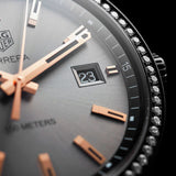 Buy Shop Tag Heuer Carrera Quartz Diamonds Black Dial Black Steel Strap Watch for Women - WAR1115.BA0602 USA Online
