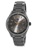 Buy Shop Tag Heuer Carrera Quartz Diamonds Black Dial Black Steel Strap Watch for Women - WAR1115.BA0602 USA Online