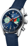 Buy Shop Tag Heuer Carrera Skipper Automatic Chronograph Blue Dial Blue Nylon Strap Watch for Men - CBS2213.FN6002 USA Online