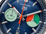 Buy Shop Tag Heuer Carrera Skipper Automatic Chronograph Blue Dial Blue Nylon Strap Watch for Men - CBS2213.FN6002 USA Online