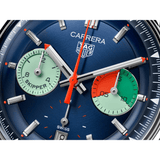 Buy Shop Tag Heuer Carrera Skipper Automatic Chronograph Blue Dial Blue Nylon Strap Watch for Men - CBS2213.FN6002 USA Online