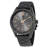 Buy Shop Tag Heuer Carrera Special Edition Black Dial Black Leather Strap Watch for Women - WAR1113.FC6392 USA Online