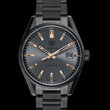 Buy Shop Tag Heuer Carrera Special Edition Black Dial Black Steel Strap Watch for Women - WAR1113.BA0602 USA Online
