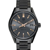 Buy Shop Tag Heuer Carrera Special Edition Black Dial Black Steel Strap Watch for Women - WAR1113.BA0602 USA Online