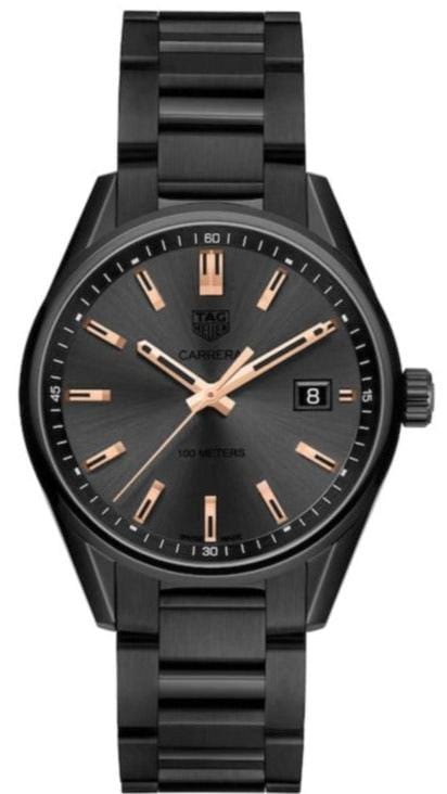 Buy Shop Tag Heuer Carrera Special Edition Black Dial Black Steel Strap Watch for Women - WAR1113.BA0602 USA Online
