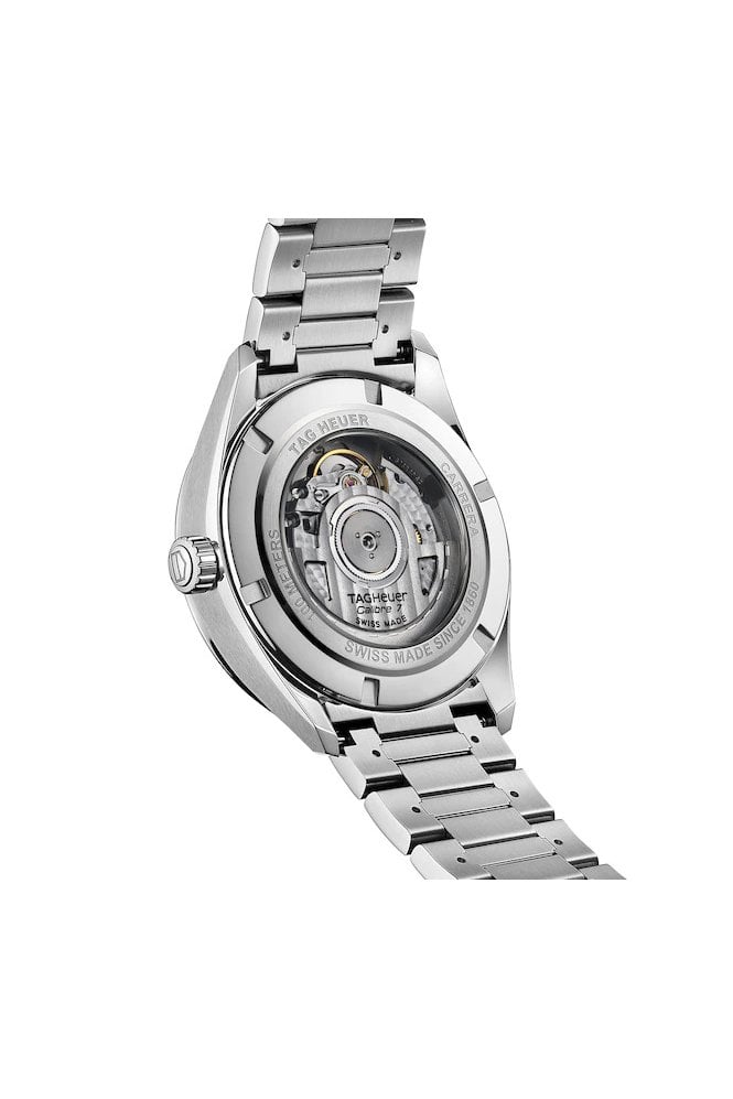 Buy Shop Tag Heuer Carrera Twin Time Blue Dial Silver Steel Strap Watch for Men - WBN201A.BA0640 USA Online