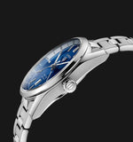 Buy Shop Tag Heuer Carrera Twin Time Blue Dial Silver Steel Strap Watch for Men - WBN201A.BA0640 USA Online