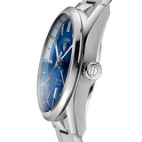 Buy Shop Tag Heuer Carrera Twin Time Blue Dial Silver Steel Strap Watch for Men - WBN201A.BA0640 USA Online