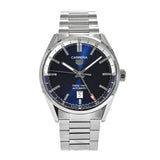 Buy Shop Tag Heuer Carrera Twin Time Blue Dial Silver Steel Strap Watch for Men - WBN201A.BA0640 USA Online