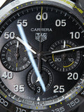 Buy Shop Tag Heuer Carrera x Porsche Automatic Chronograph Black Dial Black Nylon Strap Watch for Men - CBN2A1H.FC6512 USA Online