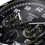 Buy Shop Tag Heuer Carrera x Porsche Automatic Chronograph Black Dial Black Nylon Strap Watch for Men - CBN2A1H.FC6512 USA Online
