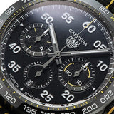 Buy Shop Tag Heuer Carrera x Porsche Automatic Chronograph Black Dial Black Nylon Strap Watch for Men - CBN2A1H.FC6512 USA Online