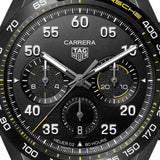 Buy Shop Tag Heuer Carrera x Porsche Automatic Chronograph Black Dial Black Nylon Strap Watch for Men - CBN2A1H.FC6512 USA Online