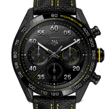 Buy Shop Tag Heuer Carrera x Porsche Automatic Chronograph Black Dial Black Nylon Strap Watch for Men - CBN2A1H.FC6512 USA Online