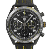 Buy Shop Tag Heuer Carrera x Porsche Automatic Chronograph Black Dial Black Nylon Strap Watch for Men - CBN2A1H.FC6512 USA Online