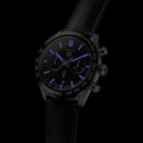 Buy Shop Tag Heuer Carrera Year of The Rabbit Automatic Chronograph Black Dial Black Leather Strap Watch for Men - CBN2A1L.FC6521 USA Online