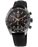 Buy Shop Tag Heuer Carrera Year of The Rabbit Automatic Chronograph Black Dial Black Leather Strap Watch for Men - CBN2A1L.FC6521 USA Online