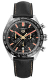 Buy Shop Tag Heuer Carrera Year of The Rabbit Automatic Chronograph Black Dial Black Leather Strap Watch for Men - CBN2A1L.FC6521 USA Online