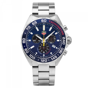 Buy Shop Tag Heuer Formula 1 Aston Martin Red Bull Racing Blue Dial Silver Steel Strap Watch for Men - CAZ101AB.BA0842 USA Online