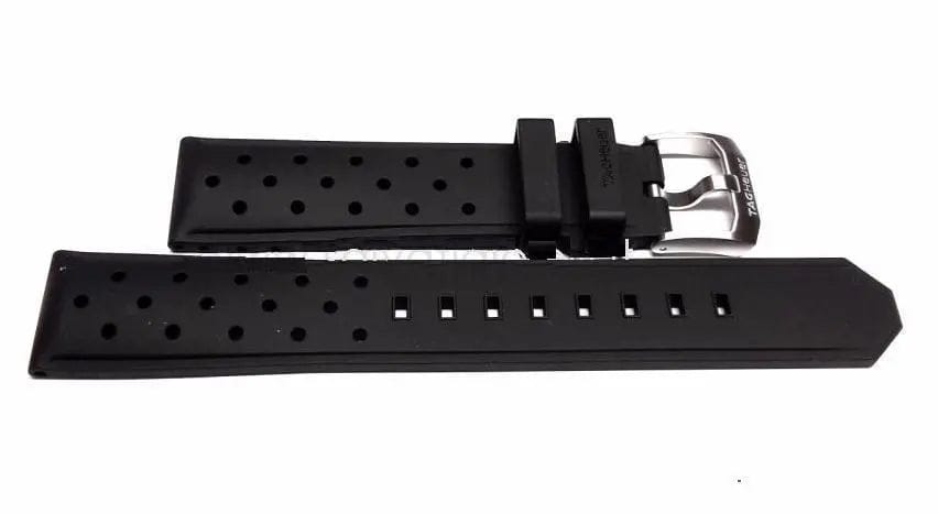 Buy Shop Tag Heuer Formula 1 Alarm Quartz Black Dial Black Rubber Strap Watch for Men - WAZ111A.FT8023 USA Online