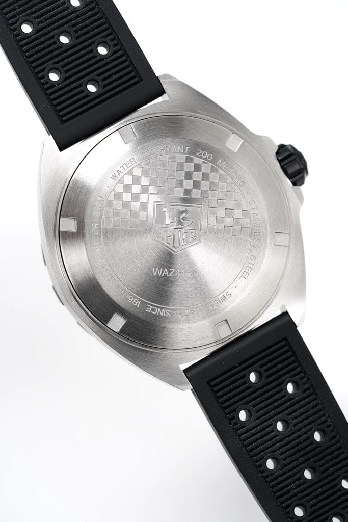 Buy Shop Tag Heuer Formula 1 Alarm Quartz Black Dial Black Rubber Strap Watch for Men - WAZ111A.FT8023 USA Online