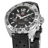 Buy Shop Tag Heuer Formula 1 Alarm Quartz Black Dial Black Rubber Strap Watch for Men - WAZ111A.FT8023 USA Online