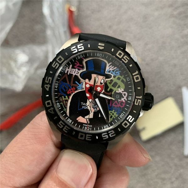 Buy Shop Tag Heuer Formula 1 Alec Monopoly Black Dial Watch for Men - WAZ1117.FT8023 USA Online