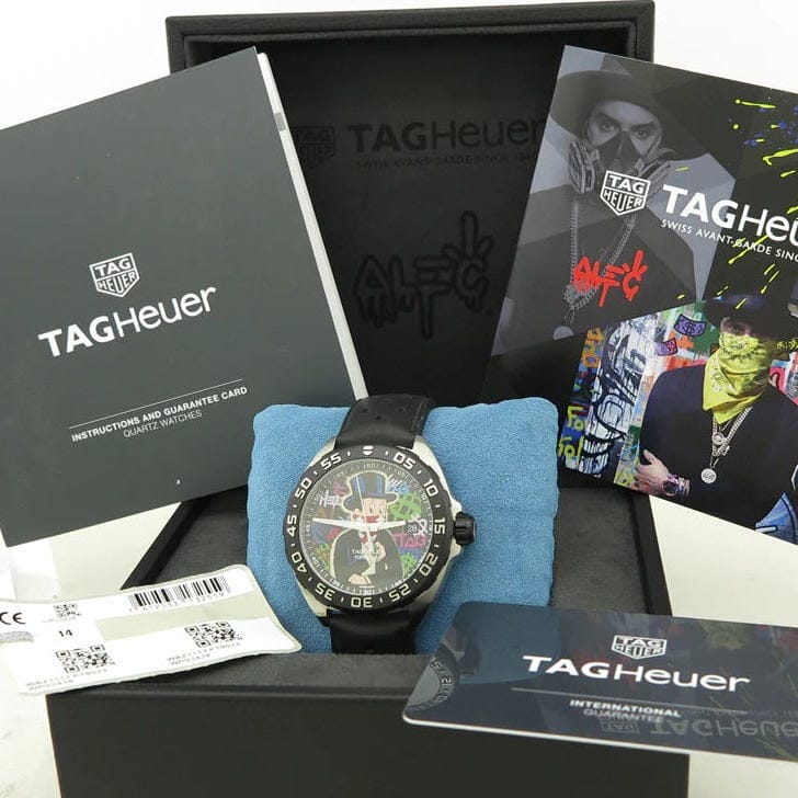 Buy Shop Tag Heuer Formula 1 Alec Monopoly Black Dial Watch for Men - WAZ1117.FT8023 USA Online