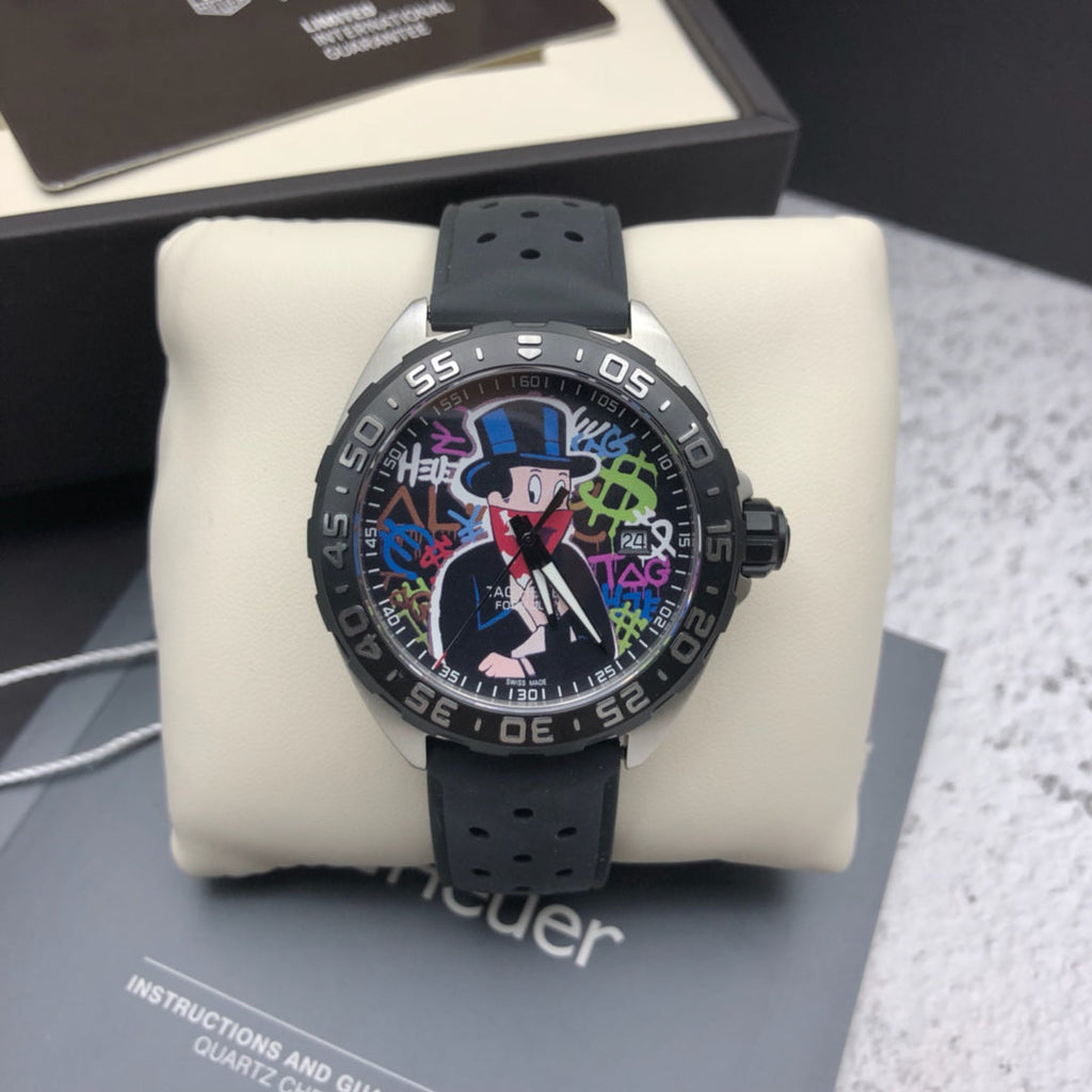Buy Shop Tag Heuer Formula 1 Alec Monopoly Black Dial Watch for Men - WAZ1117.FT8023 USA Online