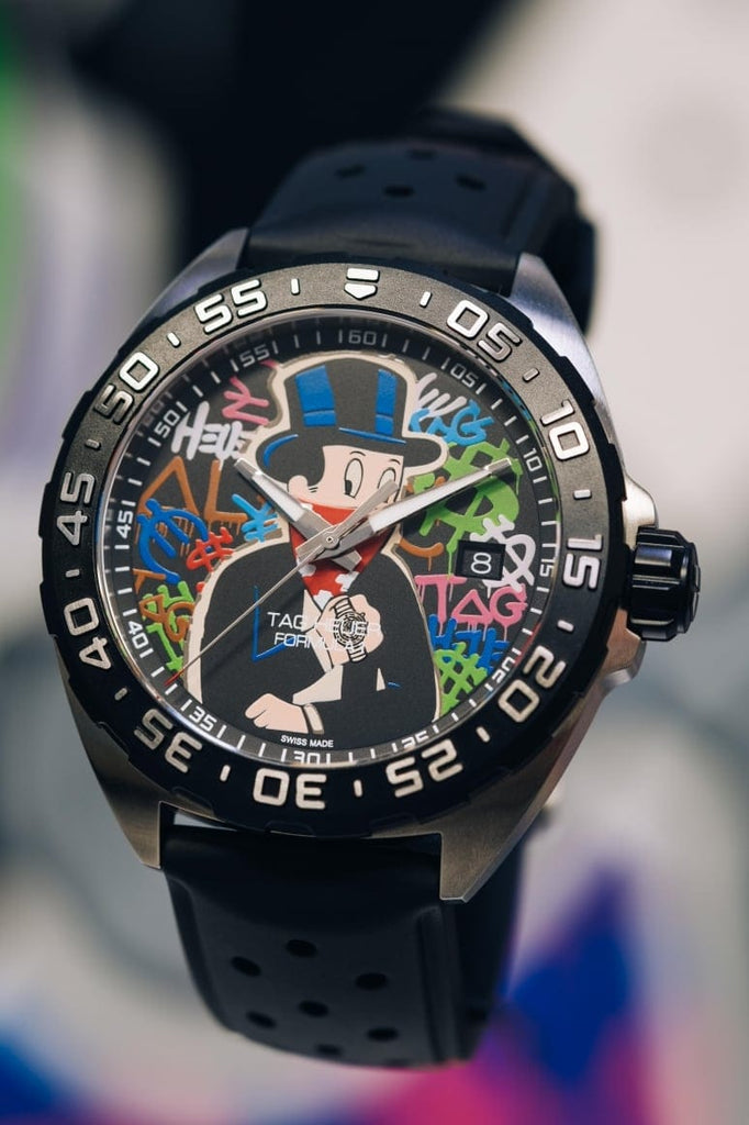 Buy Shop Tag Heuer Formula 1 Alec Monopoly Black Dial Watch for Men - WAZ1117.FT8023 USA Online