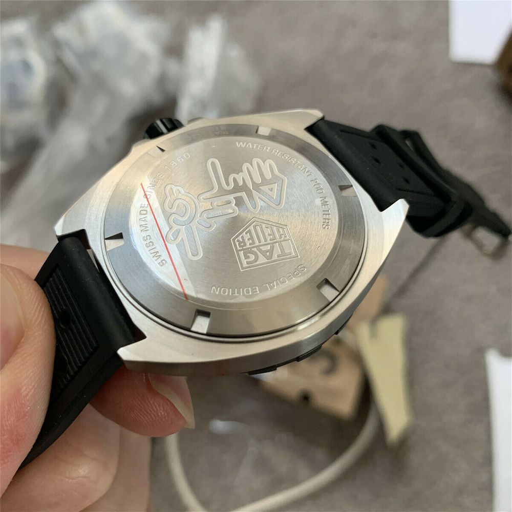 Buy Shop Tag Heuer Formula 1 Alec Monopoly Special Edition Black Rubber Strap Watch for Men - WAZ1117.FT8023 USA Online
