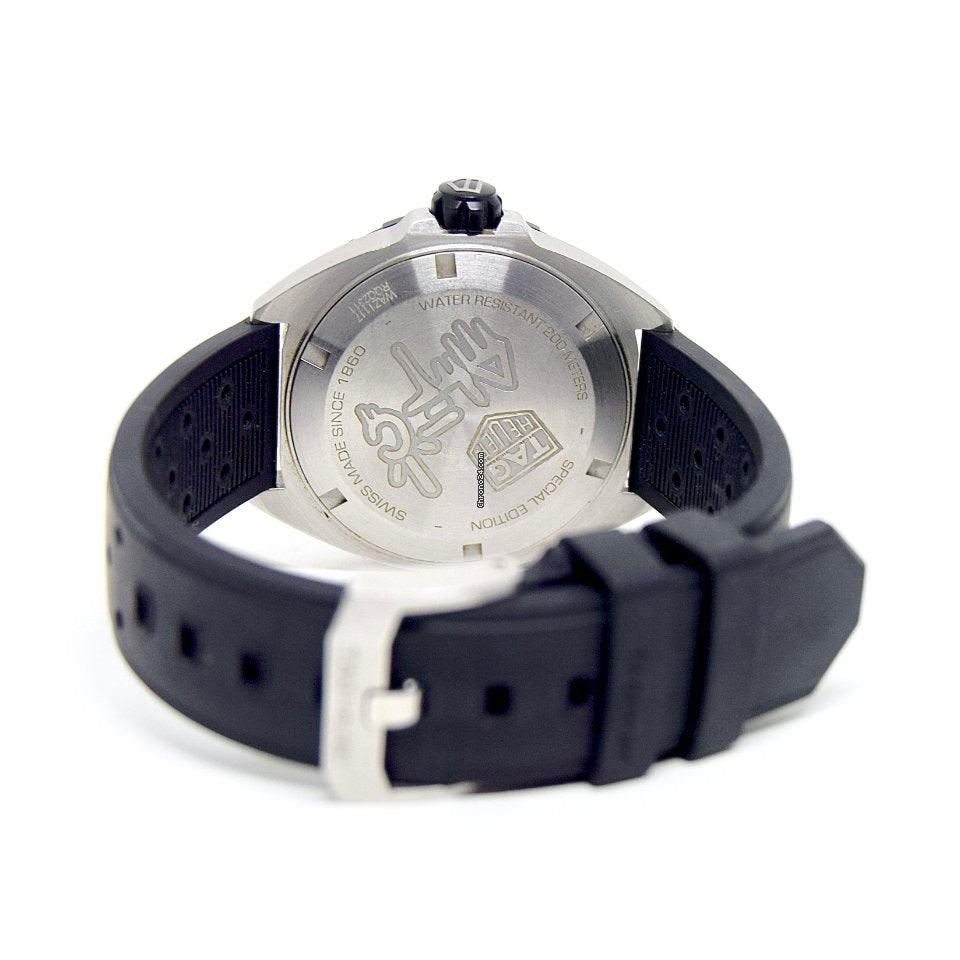 Buy Shop Tag Heuer Formula 1 Alec Monopoly Special Edition Black Rubber Strap Watch for Men - WAZ1117.FT8023 USA Online