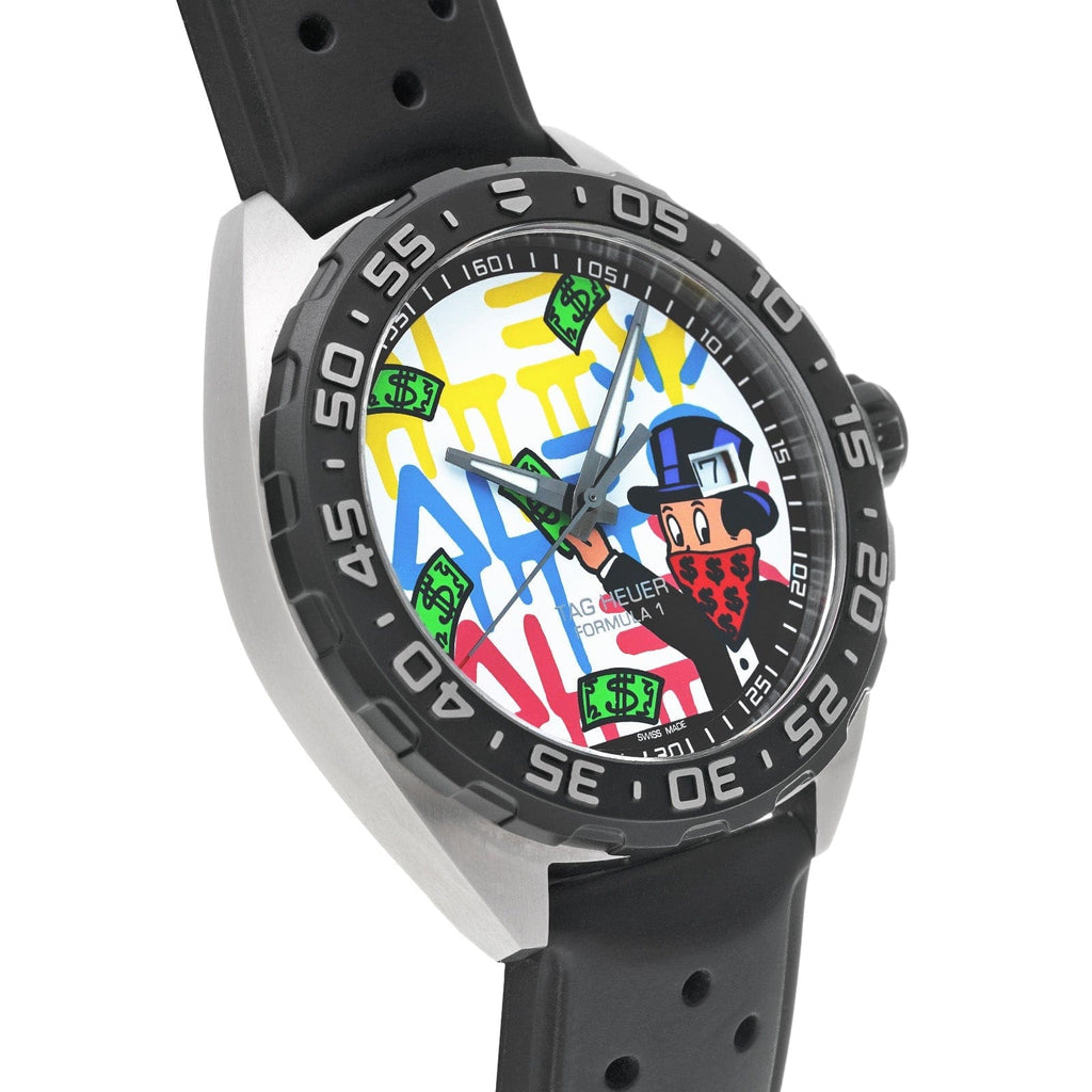 Buy Shop Tag Heuer Formula 1 Alec Monopoly Special Edition Black Rubber Strap Watch for Men - WAZ1119.FT8023 USA Online