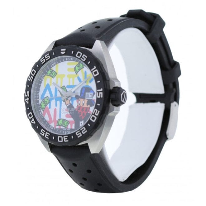 Buy Shop Tag Heuer Formula 1 Alec Monopoly Special Edition Black Rubber Strap Watch for Men - WAZ1119.FT8023 USA Online