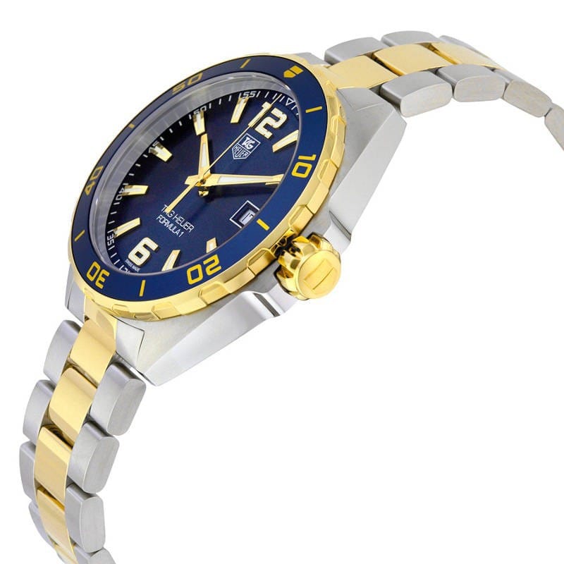 Buy Shop Tag Heuer Formula 1 Analog Blue Dial Two Tone Steel Strap Watch for Men - WAZ1120.BB0879 USA Online