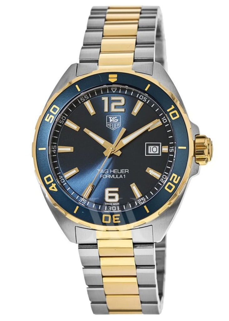 Buy Shop Tag Heuer Formula 1 Analog Blue Dial Two Tone Steel Strap Watch for Men - WAZ1120.BB0879 USA Online